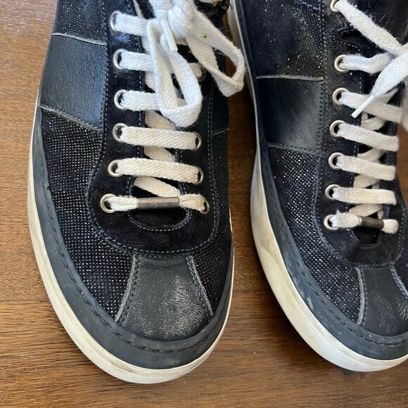 Jimmy Choo Navy Blue Portman Sneakers EU 42 - Picture 9 of 9